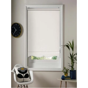 Beyaz Etek Dilimli Stor Perde MS12000