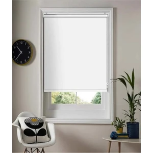 Beyaz Güneşlik (Düz)Stor Perde