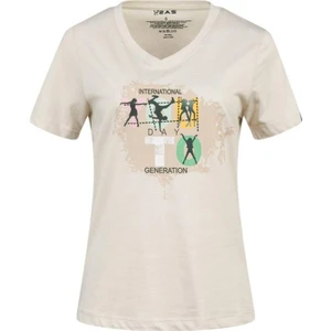 Alone Baskılı V Yaka Kadın T-Shirt 403