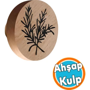Ahşap Kulp Düğme Ağaç Desenli Mobilya Dolabı  Çocuk Odası Çekmece Mutfak Dolap Kulpu Kulbu Kulpları