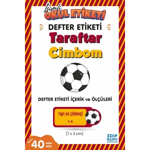 Edip Baskı Taraftar Cimbom Defter Etiketi