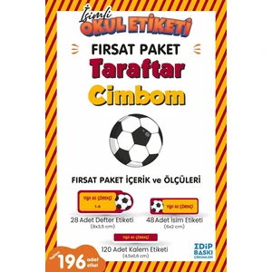 Edip Baskı Taraftar Cimbom Fırsat Paket Okul Etiketi