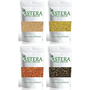 500 gr Ak Darı + 500 gr Sarı Darı + 500 gr Kırmızı ( Kızıl ) Darı + 500 gr Siyah Darı