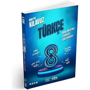 KVA Yayınları 8. Sıınıf Öğreten Kılavuz Türkçe Konu Anlatımlı Etkinlikli Soru Bankası
