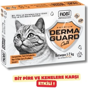 Derma Guard - Kediler Için Bit ve Pire Önleyici Damlası | 1 ml