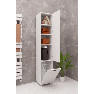 Banyo Mutfak Çok Amaçlı Sepetli Raflı Dolap