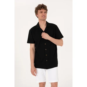 U.s. Polo Assn. Erkek Siyah Gömlek Örme 50306977-VR046