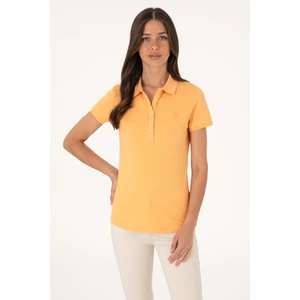 U.S. Polo Assn. Kadın Turuncu Basic Tişört 50300830-VR202