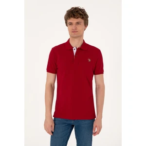 U.s. Polo Assn. Erkek Bordo Tişört Basic 50310669-VR014