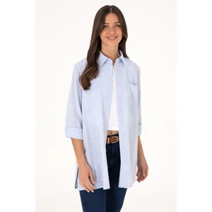 U.S. Polo Assn. Kadın Açık Mavi Gömlek Tunik 50306406-VR003