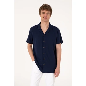 U.s. Polo Assn. Erkek Lacivert Gömlek Örme 50306977-VR033