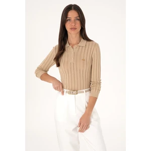 U.s. Polo Assn. Kadın Kum Kazak /triko 50293129-VR085