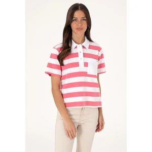 U.s. Polo Assn. Kadın Koyu Pembe Tişört 50306713-VR167