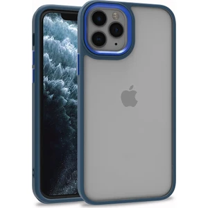 Maks Technology iPhone 11 Pro Kılıf Mkst Flora Kapak-Mavi