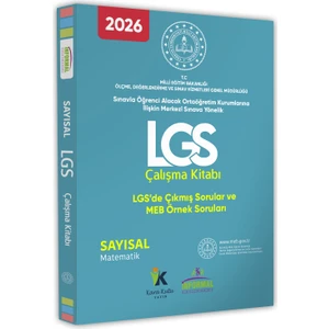 Meb Örnek Soruları Lgs Matematik Çalışma Kitabı 8.sınıf Renkli Baskı A4 Boyut (Hediyeli)