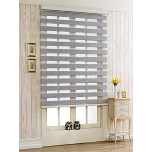 Gri Stor Zebra Perde Oygusuz