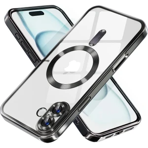 MMP Shop Apple iPhone 16 Kılıf Magsafe Özelilkli Kamera Lens Koruma Özellikli Kilif