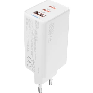 SL-ECG65 2*usb-C + Usb-A Gan Pd 65W / Qc 18W Type Gan Pd/pps Beyaz Ev/notebook Şarj Adaptör