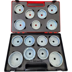 ÖZF0132 Yağ Filtre Sökme Aparatı Seti Takımı 15'li