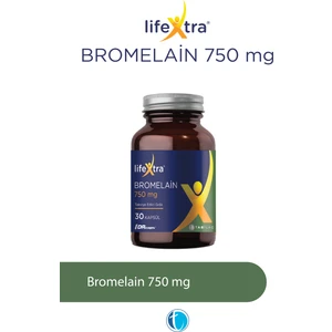 Bromelain 750 mg 30 Bitkisel Kapsül