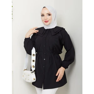 Çift Yakalı Tesettür Gömlek
