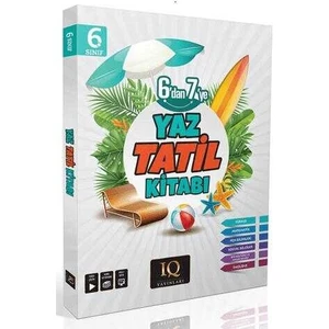 IQ Yayınları 6. Sınıf Yaz Tatil Kitabı 160 Sayfa Eğlenceli Öğrenme Deneyimi Sunar