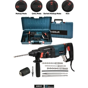 Profesyonel 850W Darbeli Kırıcı Delici Hilti 26mm Matkap