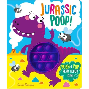 Push And Pop Jurassic Poop - Board Book