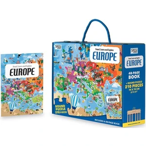 Sassi Junior Puzzle // Europe (210 Parça)
