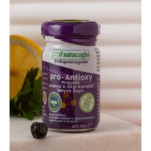 Prof Saraçoğlu Pro–Antioxy Organik Propolis-Aronya-Ekşi Karadut Shot 300 mL