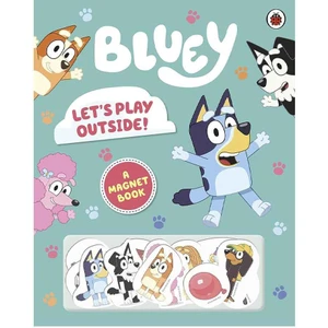 Bluey - Lets Play Outside Magnet Book