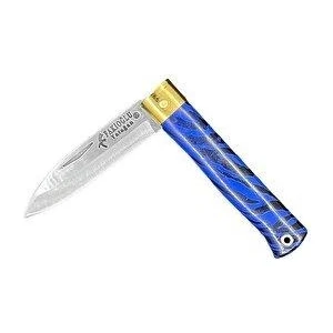 Mavi Desenli Cep Çakısı Kapalı 8 cm Açık 15 cm