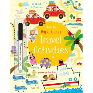 Wipe-Clean: Travel Activities Kirsteen Robson Tarafından Yazılmış 10 Sayfa Eğlenceli Kitap
