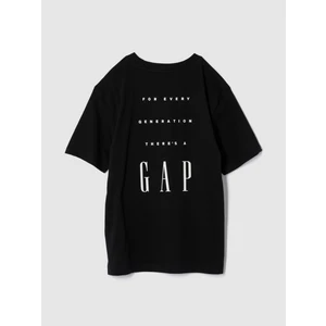 Erkek Siyah Gap Logo Heavyweight T-Shirt