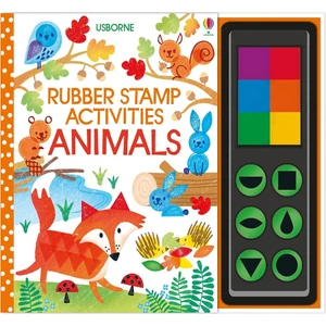 Rubber Stamp Activities Animals Fiona Watt'ın Eğlenceli Hayvan Temalı 10 Sayfa Kitabı