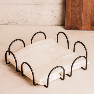 Visa - Metal Mat Siyah Peçetelik