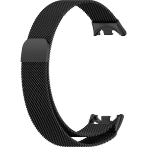 Xiaomi Mi Band 10 / Mi Band 9 / Mi Band 8 Uyumlu Mıknatıslı Paslanmaz Metal Hasır Milano Kordon Kayış