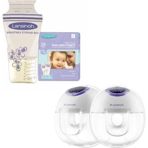 Çiftli Göğüs Pompası ve Süt Saklama Poşeti