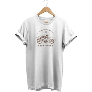 Motor Baskılı T-Shirt