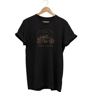 Motor Baskılı T-Shirt
