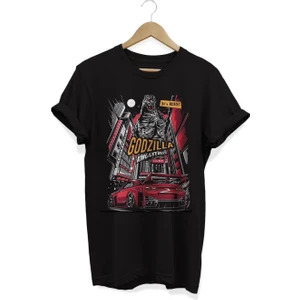 Godzilla Baskılı T-Shirt