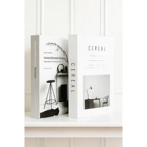 Dekoratif Kitap Kutu 2'li Set (C/m)