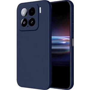 Xiaomi 15 Kılıf Lansman Içi Kadife Silikon Lacivert