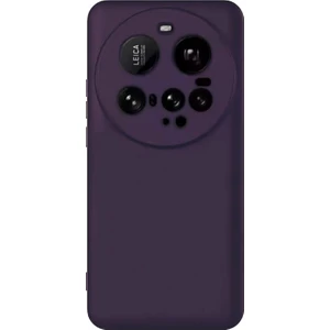 Xiaomi 15 Ultra Kılıf Lansman Içi Kadife Silikon Mor