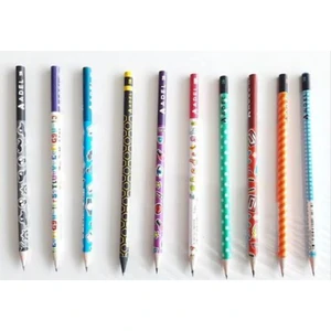 Desenli Kurşun Kalem 12 Adet Renkli ve Eğlenceli Tasarımlar ile Öğrenciler İçin