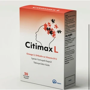 Citimax L Omega 3 Sitikolin Vitamin Multivitamin Takviye