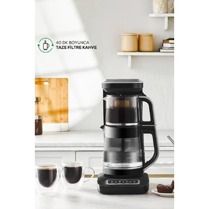 Robotea Pro Connect 4 In 1 Konuşan Cam Çay Makinesi Silver