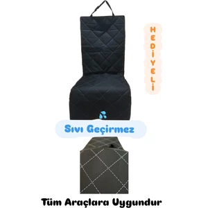 Araba Oto Araç Koltuk Kılıfı Örtüsü Sıvı Su Geçirmez Evcil Hayvan Kedi Köpek Ön Koltuk Örtü (1 Adet)