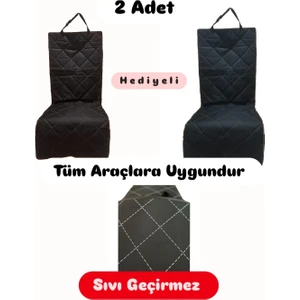 2 Adet Araba Koltuk Kılıfı Araba Ön Koltuk Kılıfı Örtüsü Her Araca Uygun Kılıf