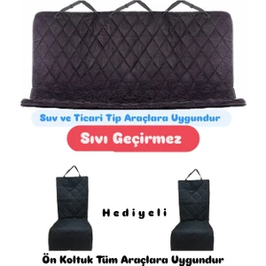 3 Parça Sıvı Geçirmez Kumaş Oto Koltuk Kılıfı Araba Koltuk Örtüsü Araba Koltuk Kılıf